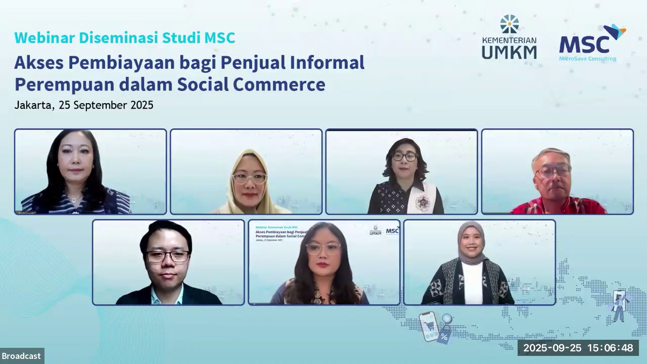 Webinar Diseminasi Studi MSC